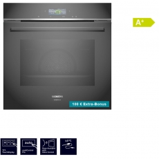 Siemens Einbau-Backofen HB734GBB1 Sprachsteuerung Bratenthermomter, 100 EUR Extra-Rabatt