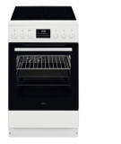 AEG Freistehender Standherd mit Glaskeramik-Kochfeld 50 cm, CCB5449BBW