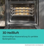 Siemens Einbau-Backofen HB517GBS3, 3D hotAir