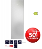 Siemens freistehende K�hl-Gefrier-Kombination mit Gefrierbereich unten, Metall-Optik, KG36N2LCF - 50,- EUR Cashback