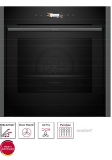 Neff Backofen Graphite-Grey, Pyrolyse, Slide und Hide, Easy Clean, Homeconnect, B54CR71G0