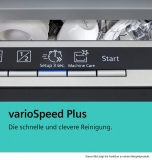 Siemens vollintegrierter Geschirrspler SX73EX22CE, varioHinge